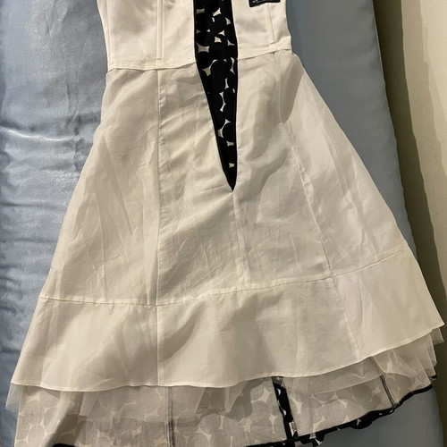 Cocktail dress Sixth Sense strapless cotton, like new, size XS