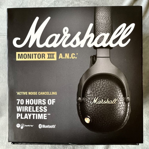 Marshall Monitor III ANC headphones with active noise cancelling