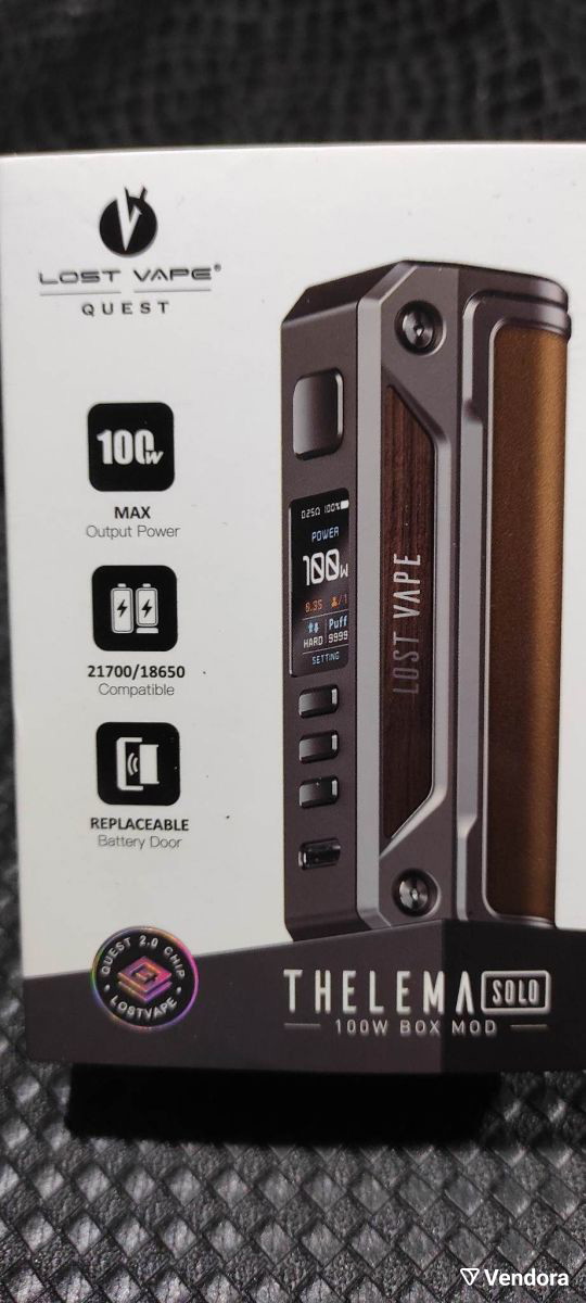 Thelema Solo Quest 100W Mod By Lost Vape -  37,00 - Vendora.cy