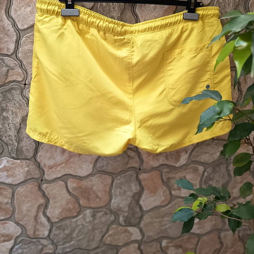 Bdtk men's swim shorts like new, yellow, size L