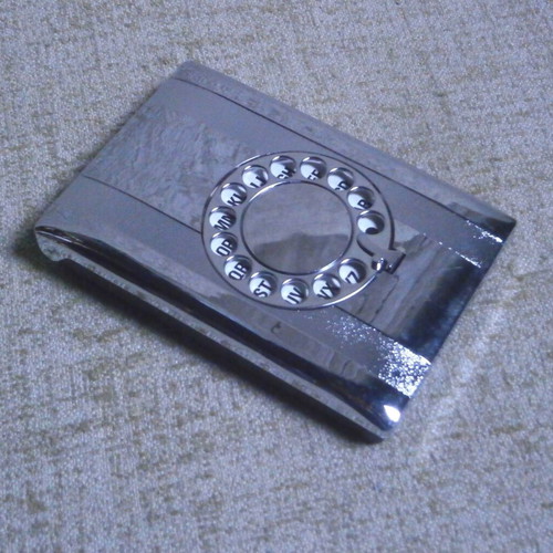 Telephone Index New Chrome Vintage