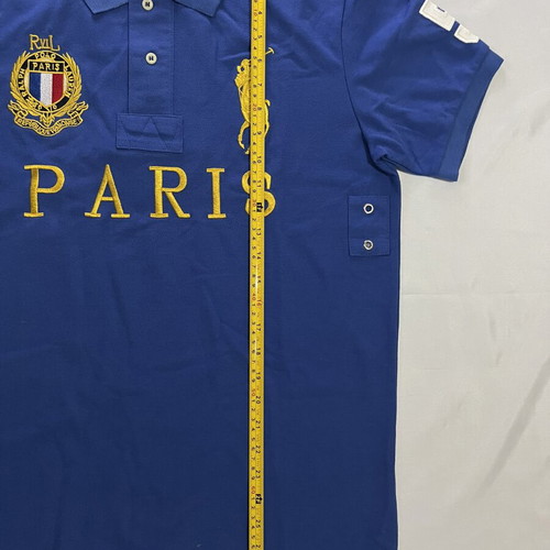 Polo Ralph Lauren Paris blue polo shirt size L