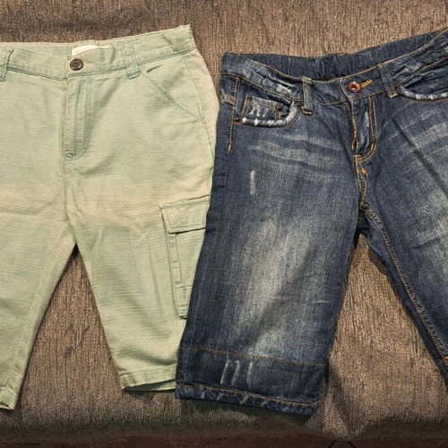 Bermudas for boys 9-10 years used, Zara and Orchestra