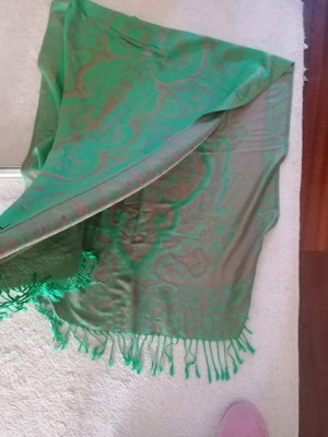 Cashmere basmina new in green peroke color
