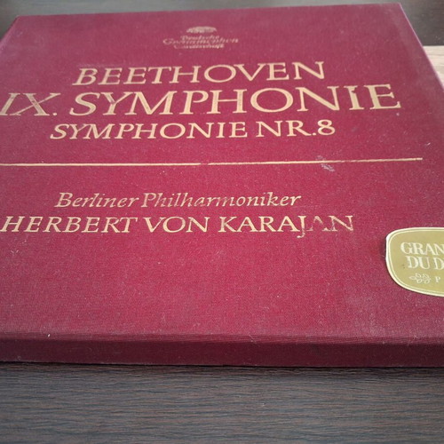 Beethoven 8th & 9th Symphony 2 LP box set used, Deutsche Grammophon