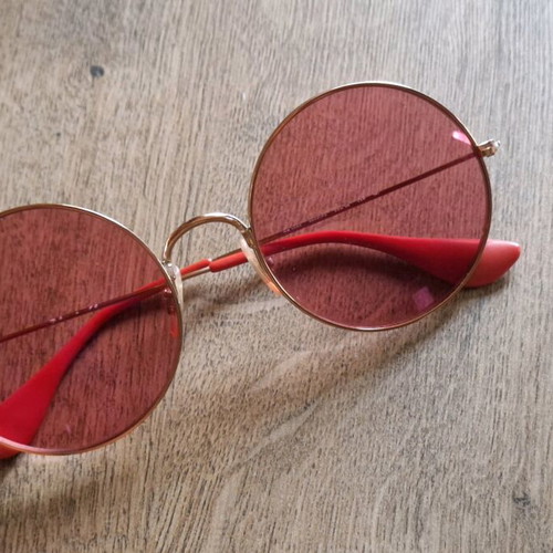 RayBan sunglasses pink round like new