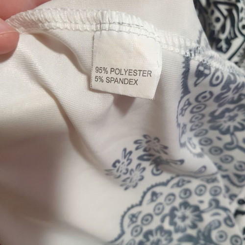 Midi beach dress like new, black and white, XL-XXL