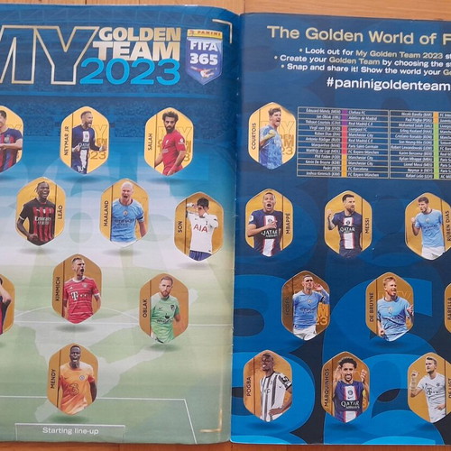 FIFA 365 2023 sticker album used, complete