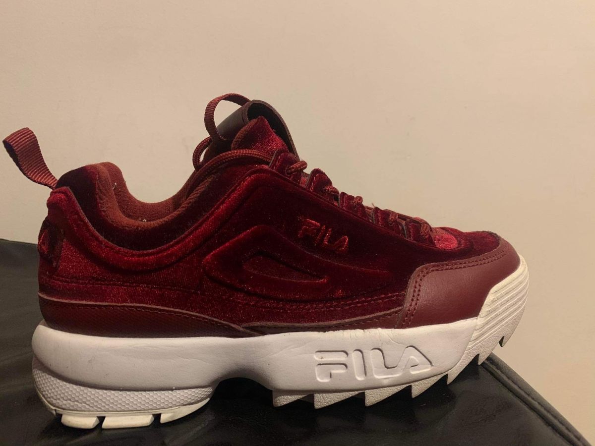 Fila bordeaux outlet velour