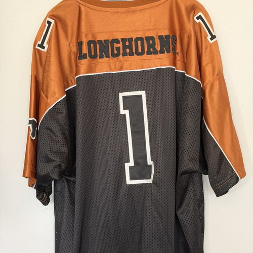 Vintage Texas Longhorns #1 Colosseum Athletics Jersey XXL like new