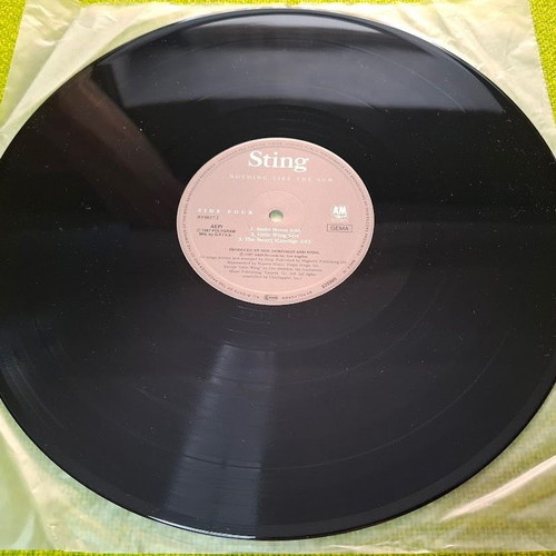 Sting ...Nothing Like The Sun 2XLP vinyl like new