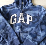 babyGap Logo Zip Hoodie with Blue Camo, 5 years
