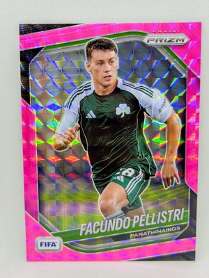 Panini FIFA Prizm 2025/26 Facundo Pellistri Pink Mosaic Parallel card new