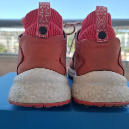Columbia women's OutDry athletic shoes used, red, size 38