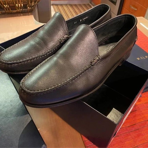 Ralph Lauren Loafers size 45 like new, black calf leather
