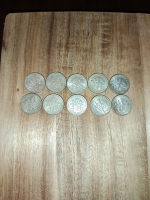 Νόμισμα One Dime 1946 ασημένιο, 2,5 γραμμάρια το καθένα