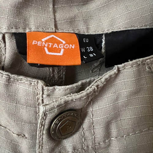 Pentagon military pants used, beige, size 38