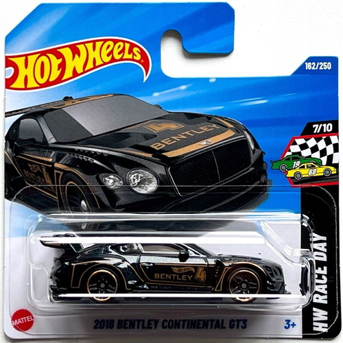 Hot Wheels 2018 Bentley Continental GT3 new