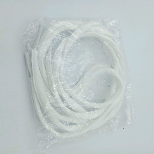 White shoelaces pair 0.81 cm