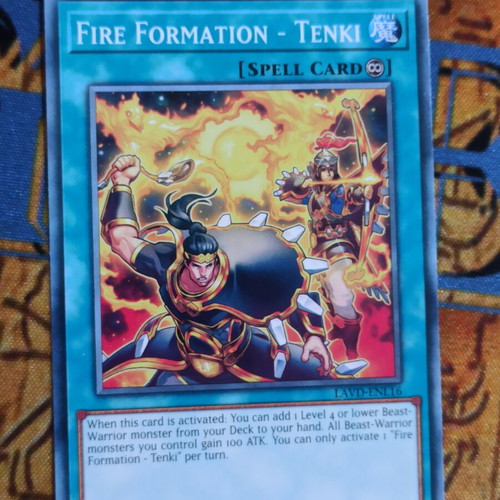 Fire Formation Tenki Continuous Spell κάρτα, LAVD Yugioh