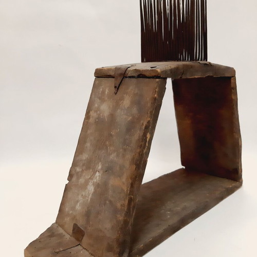 Antique Wool Picker Darak 19th Century Rustic Tool used