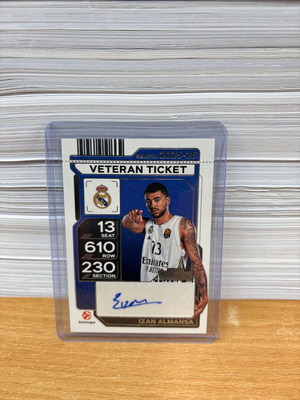 2025-26 Panini Contenders EuroLeague Veteran Ticket AUTO Izan Almansa καινούργιο