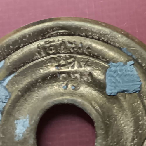 Collectible Scale No 2 used with Turkish stamp and dates 1930, 1953