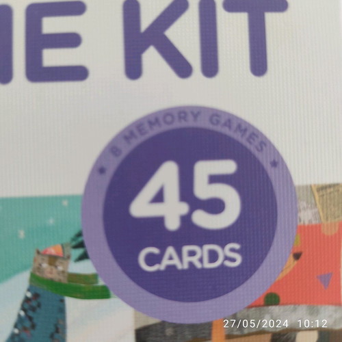 Mieredu Memory Game Kit like new with 45 cards