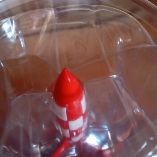 Tintin Collectible Rocket from Destination Moon with Gift Watch