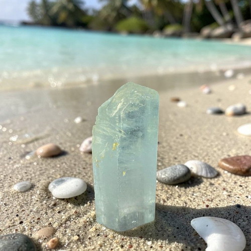 Natural Raw Aquamarine Quality AAA #6 new