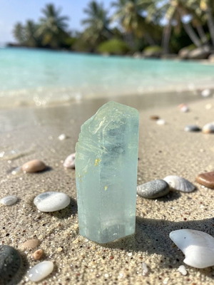 Natural Raw Aquamarine Quality AAA #6 new