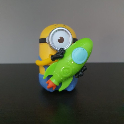 Minion figure 2017 with green rocket used