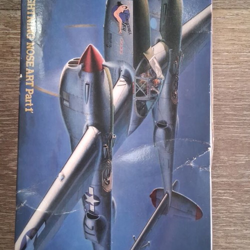 Hasegawa WW2 plastic model P-38J Lightning 1/72 scale