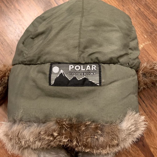 Children's multipurpose fur hat Lapin like new, brown