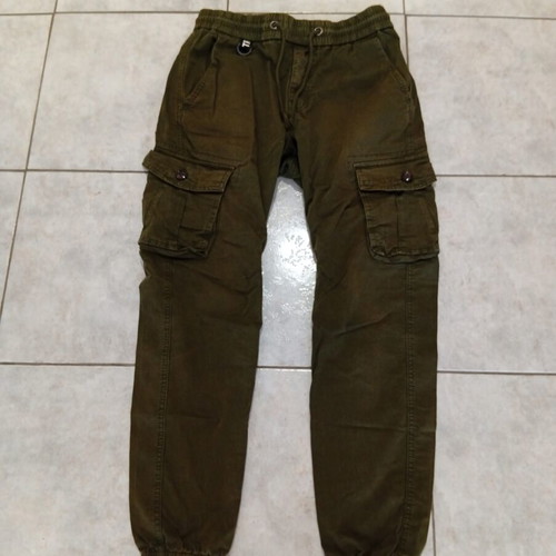 Khaki pants like new, size 28/42, relaxed elastic waist 36 cm