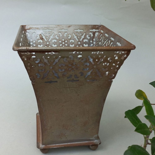 Decorative set Cache-pot and candle holder by Sia like new