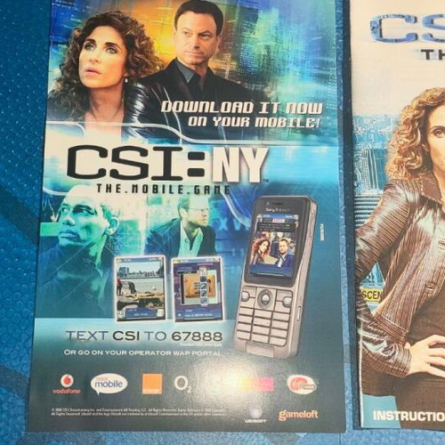 CSI:NY The Game PC DVD ROM like new