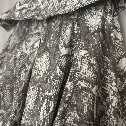 Denim trench coat ASOS Liquor N’ Poker new with snake print