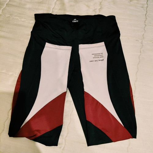 Crivit women's sports leggings set of 2, recycled polyester