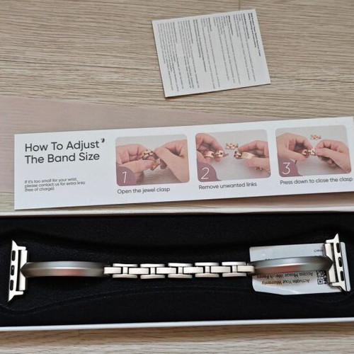 Apple Watch Strap 316L Stainless Steel Silver 38–46mm New