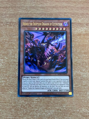 Veidos the Eruption Dragon of Extinction Yu-Gi-Oh! card MP25