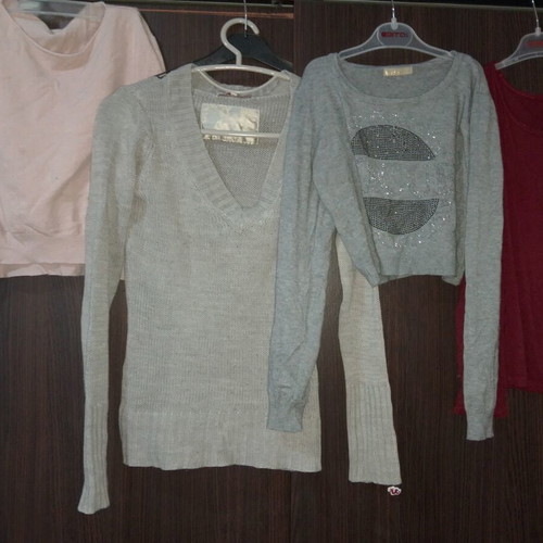Blouses used, pack of 4, multicolored, size S