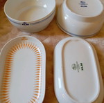 KLM porcelain set like new, 11 pieces from 1980