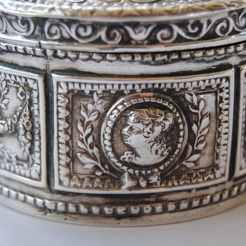 Kremos silver box used, Neveska (Nymfaio), rare