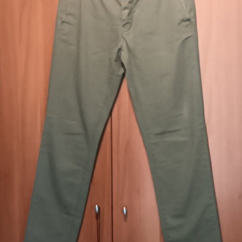 H&M l.o.g.g. cotton pants, green, size medium/small