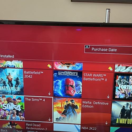 PS4 500GB console with 3 controllers and many games