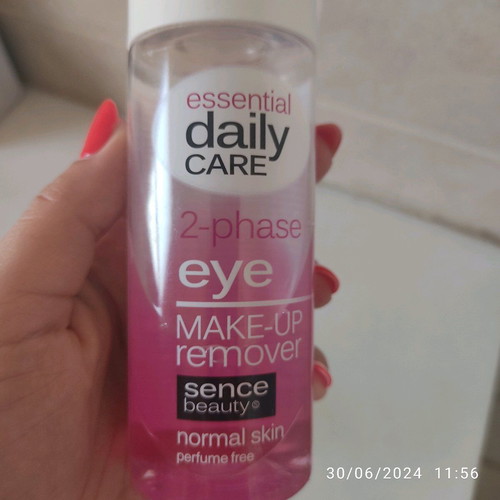 2 phase eye make up remover essential 150ml used