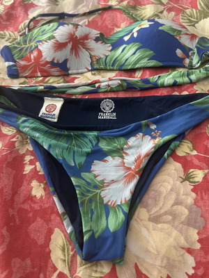 Bikini Franklin & Marshall small strapless floral like new