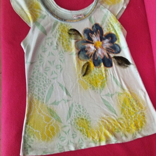 Blouse size L like new, green