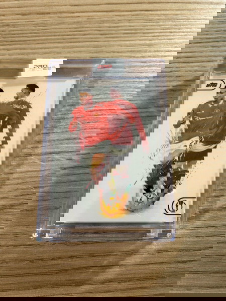  sfragismeni karta Cristiano Ronaldo Manchester United Topps Project 22